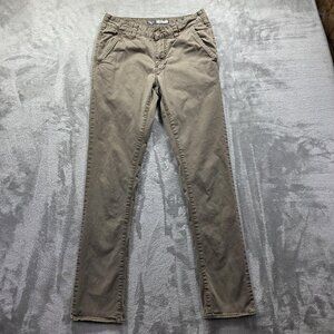 BKE Alec Pant Mens 29R Gray Casual Straight Leg Stretch Pockets Workwear